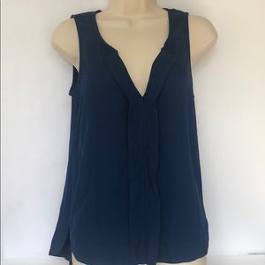 Ella Moss Blue Flowy Top